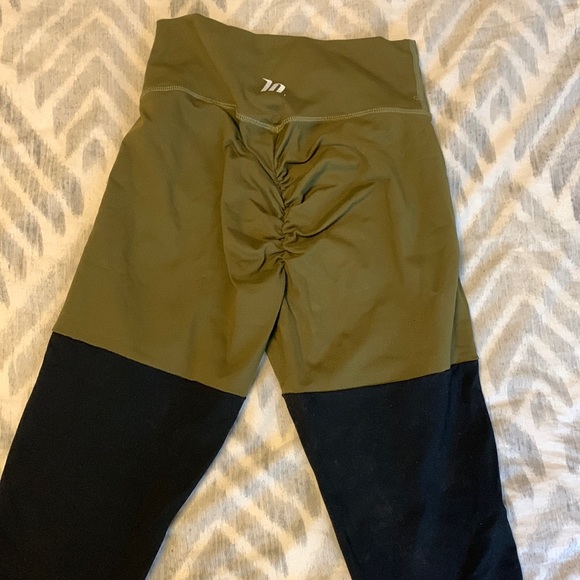 Muscle Nation Two Tone Leggings green/black M - Picture 2 of 3